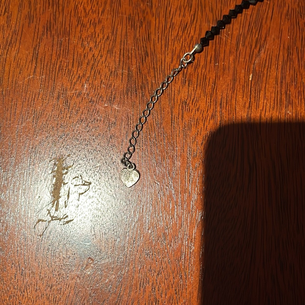 Yoni Z Black and Silver Pendant - Picture 6 of 6